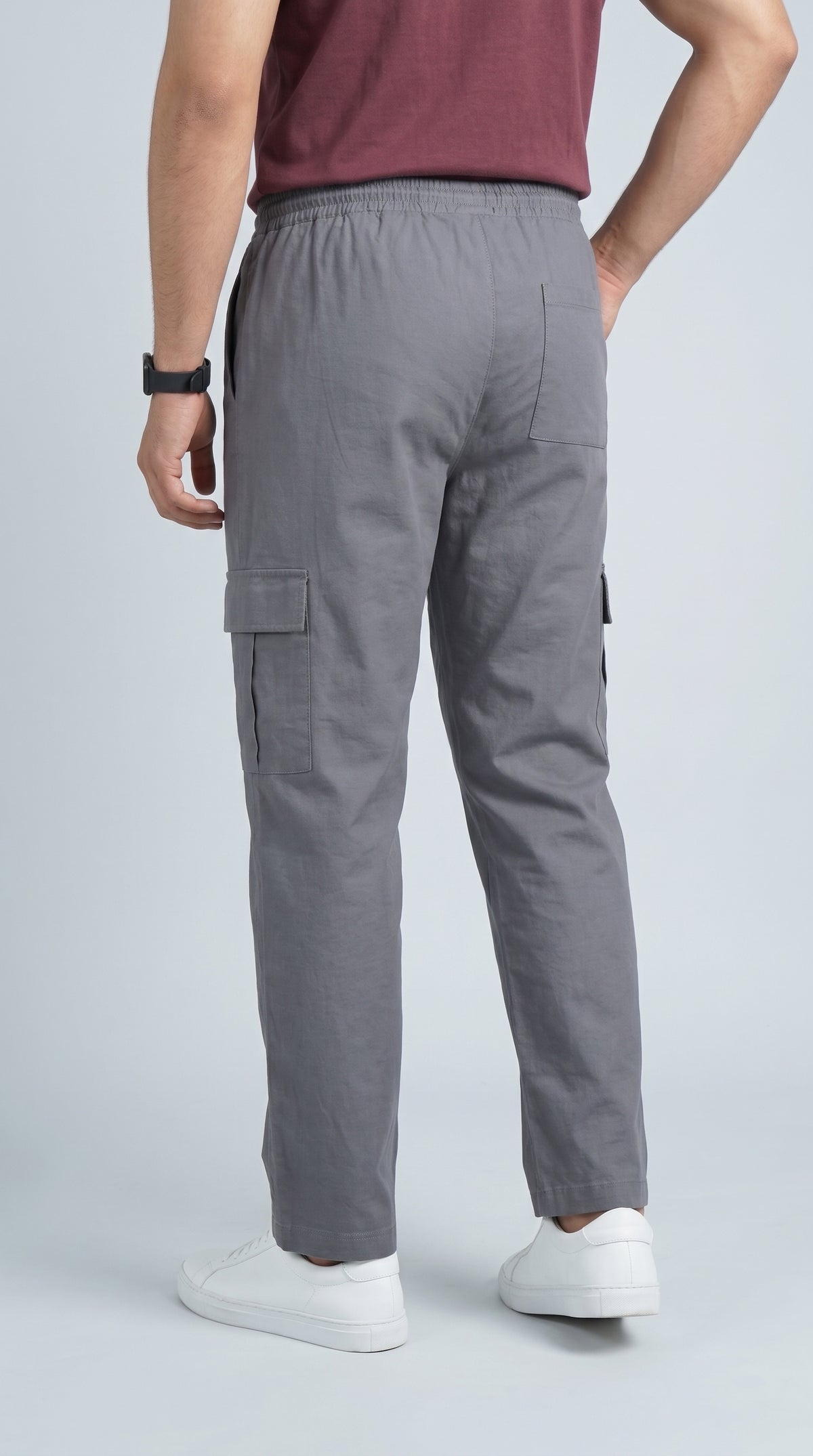 SIX POCKET GRAY TROUSER Reality