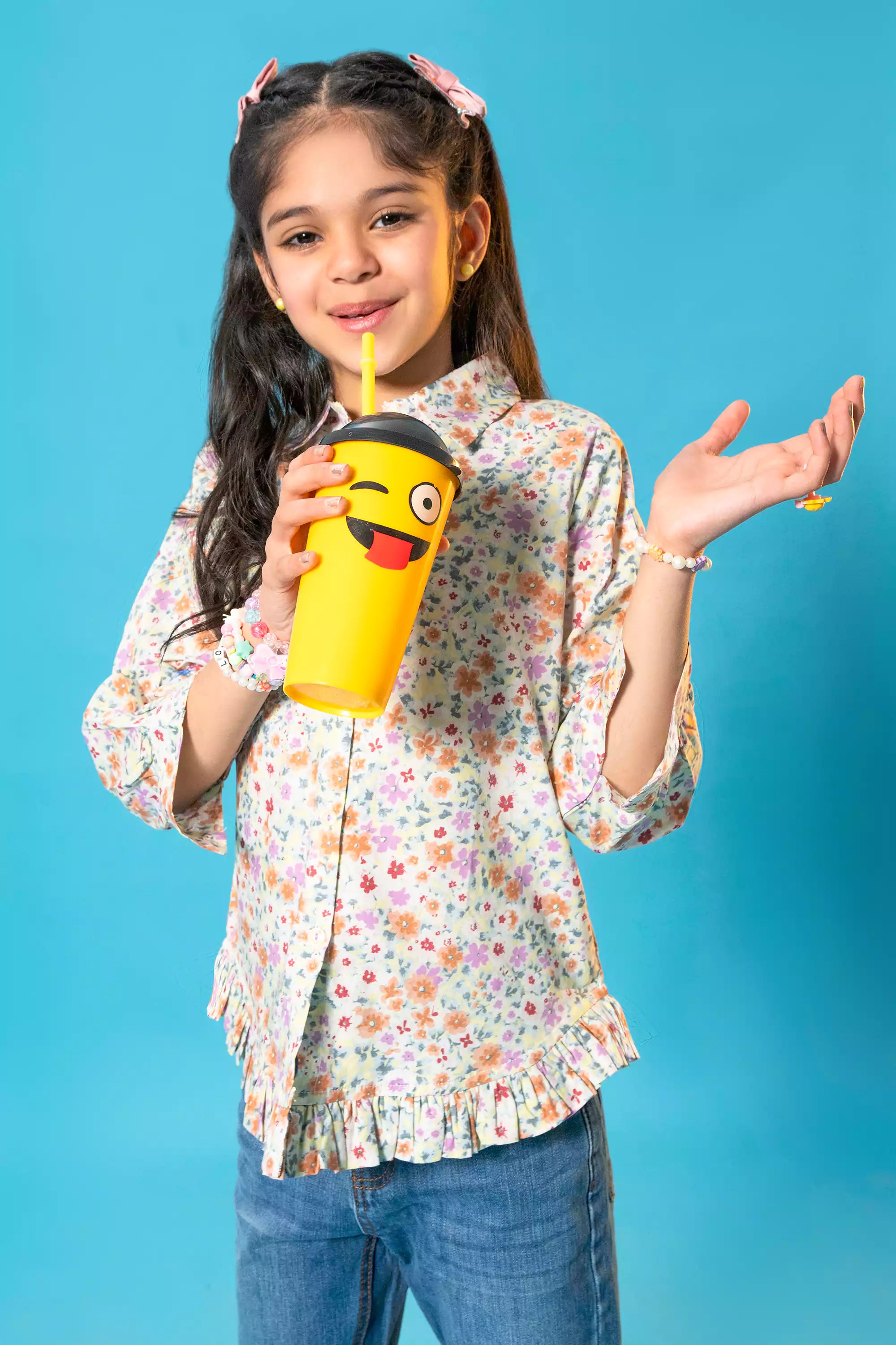 FLORAL MISTRI OFF WHITE TOP Reality