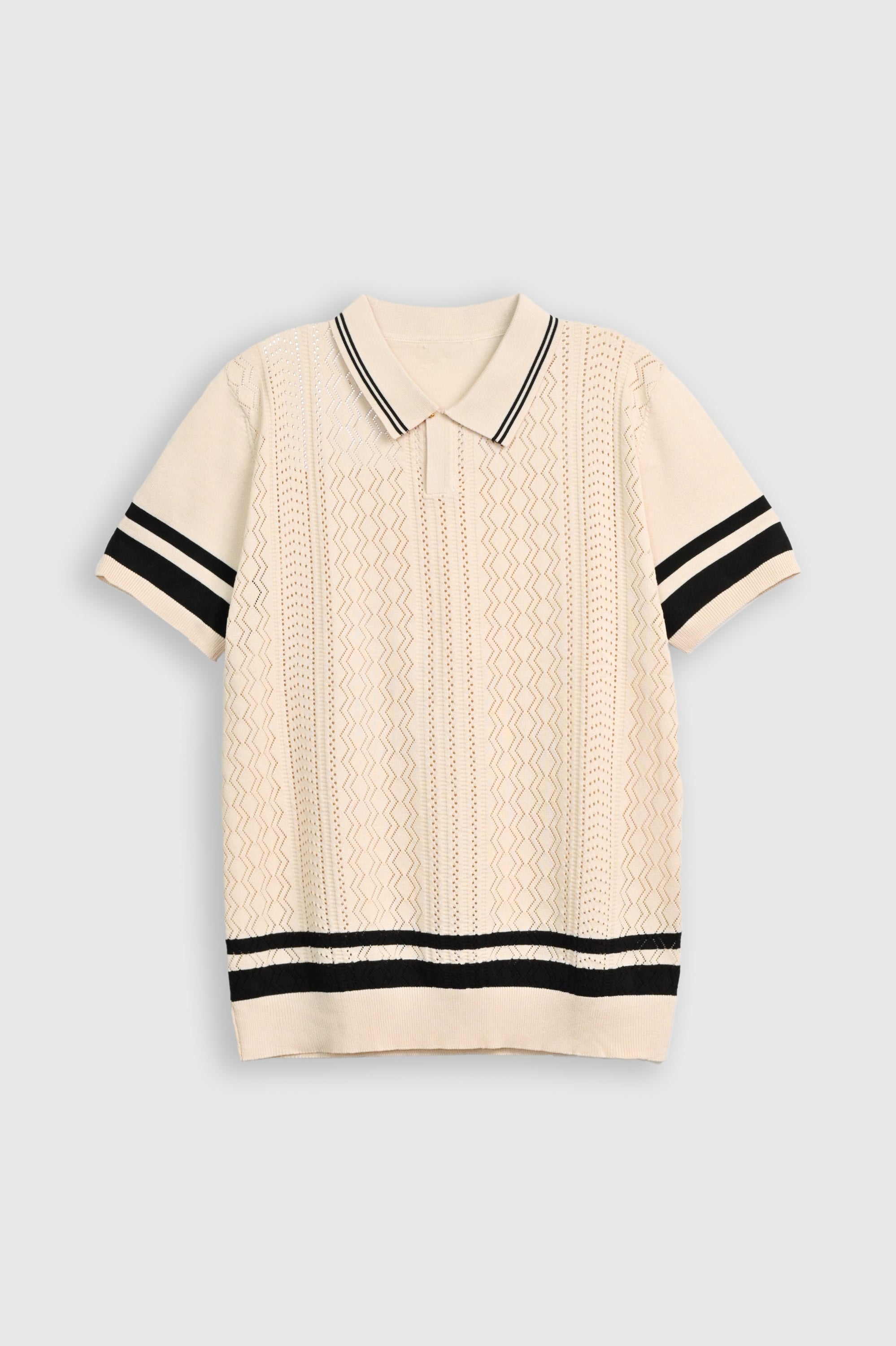 IMPORTED KNITTED SKIN POLO Reality