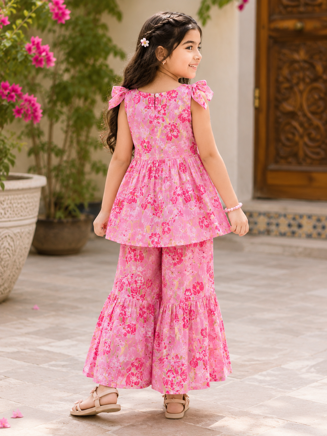 SPRING GARDEN TWIRL PINK SUIT Reality