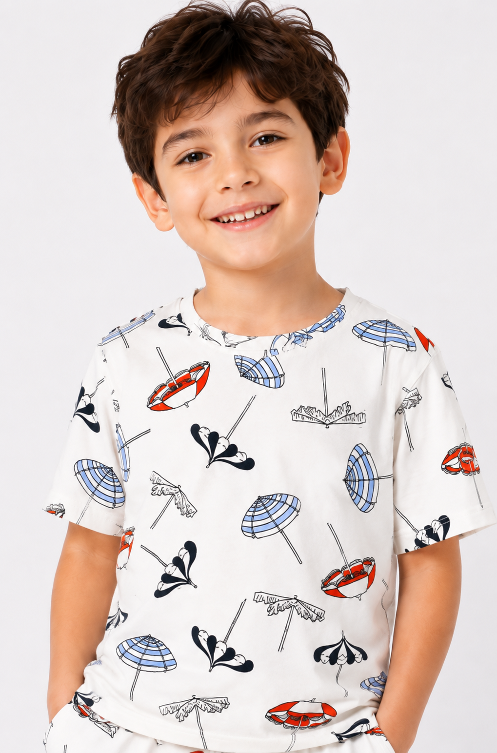 WHITE PRINTED T-SHIRT Reality