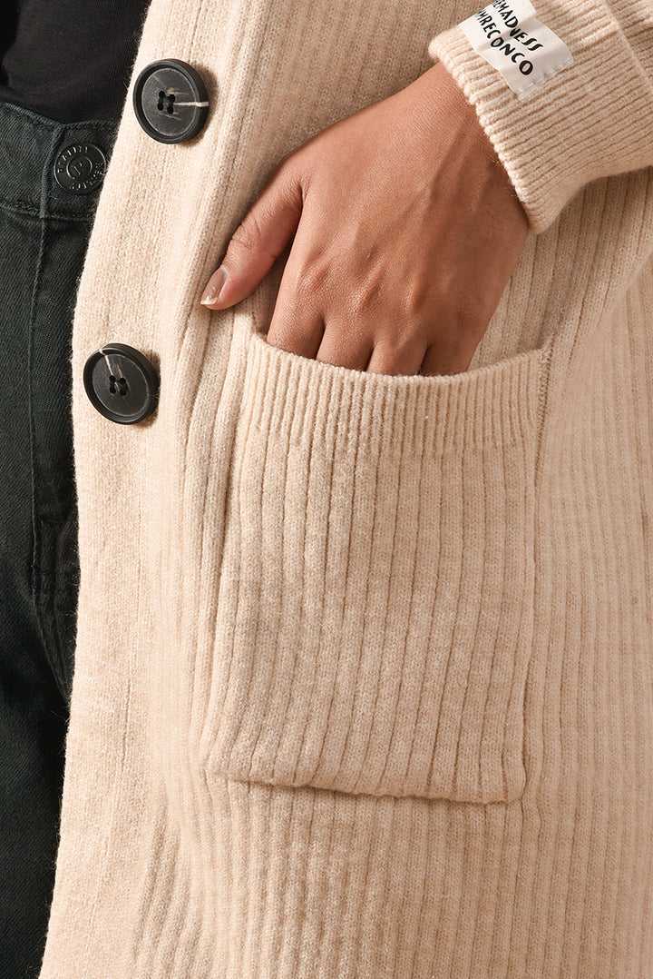 The Luxe Textured Cardigan Reality