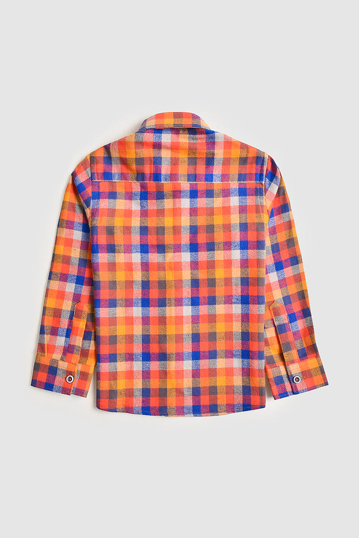 Multi-Color Checked Flannel Shirt REALITY