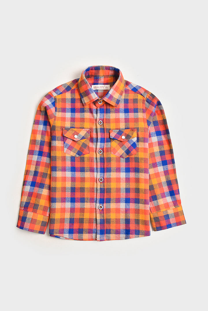 Multi-Color Checked Flannel Shirt REALITY