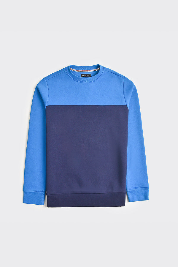 Double-Tone Blue Sweatshirt REALITY