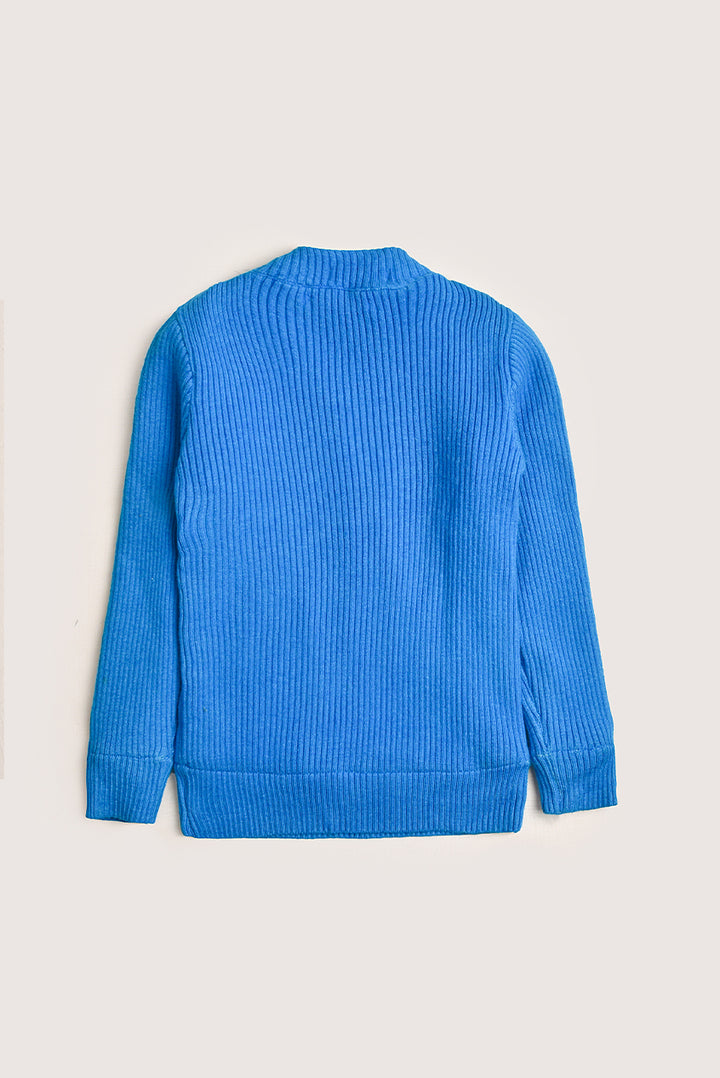 Royal Blue Knit Sweater REALITY