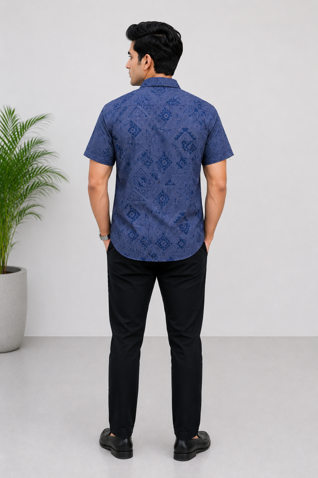 CASUAL BLUE SHIRT Reality