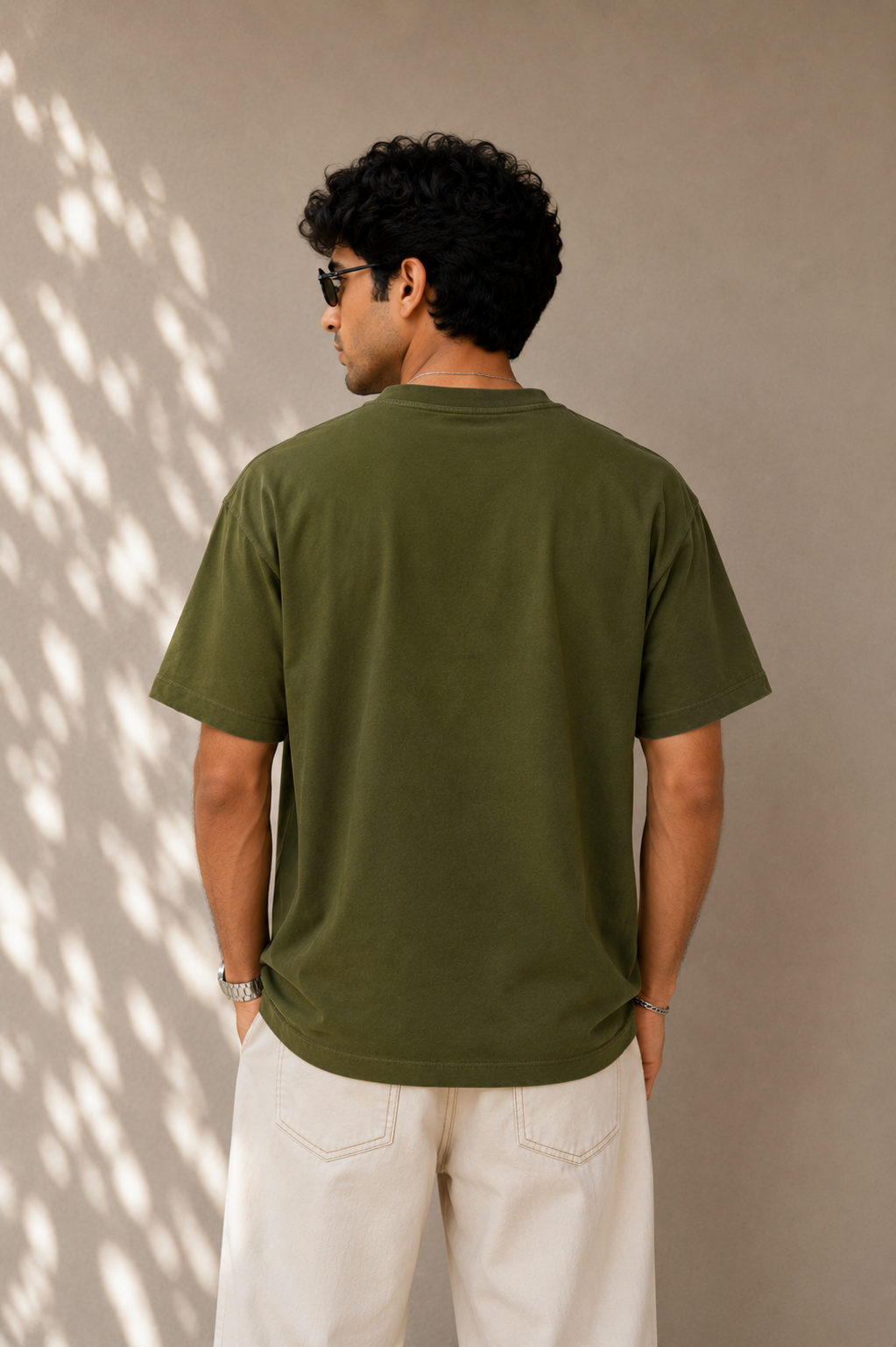 GREEN DOWN SHOULDER T-SHIRT Reality