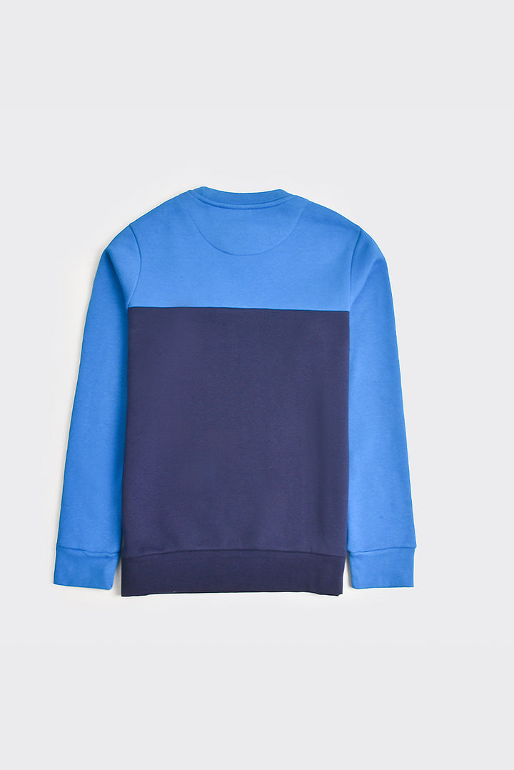 Double-Tone Blue Sweatshirt REALITY