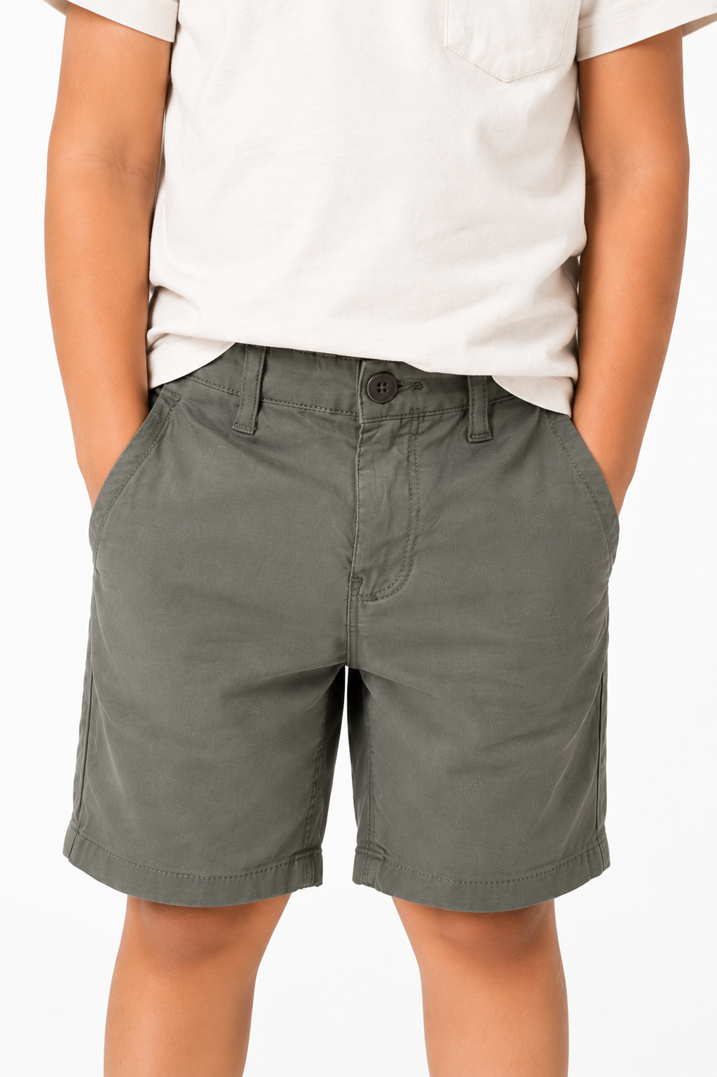 KIDS OLIVE SHORTS