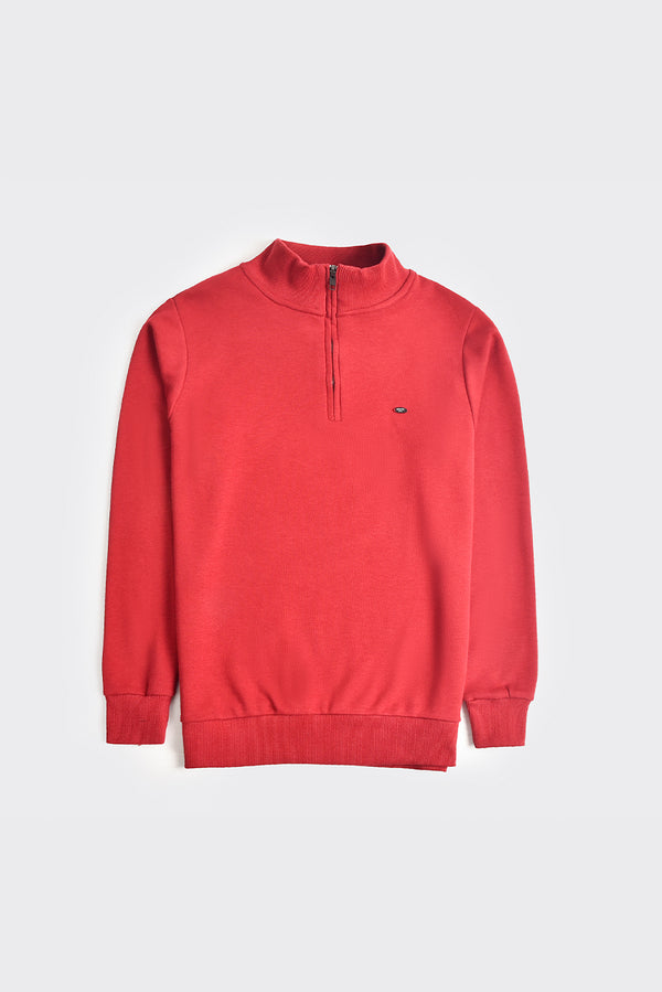 Men Red Half Zipper REALITY