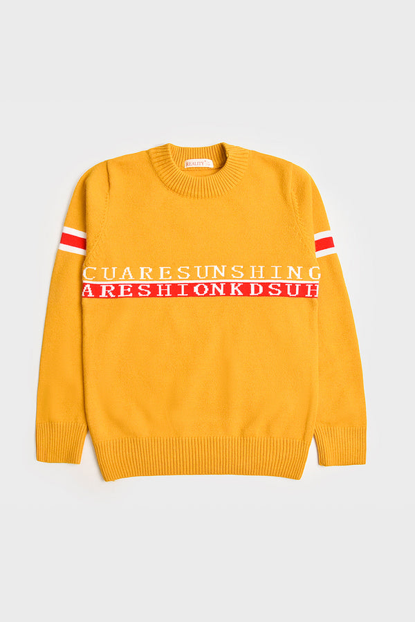 Yellow Blue Premium Boys Sweater