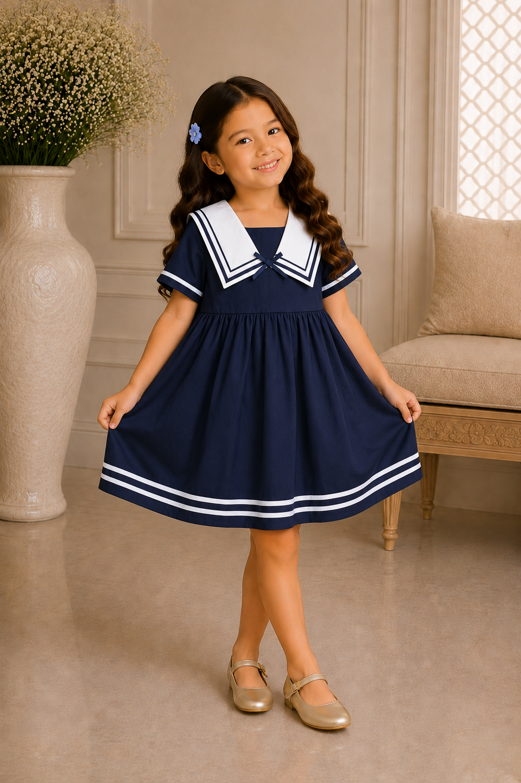 GIRLS BLUE FROCK Reality