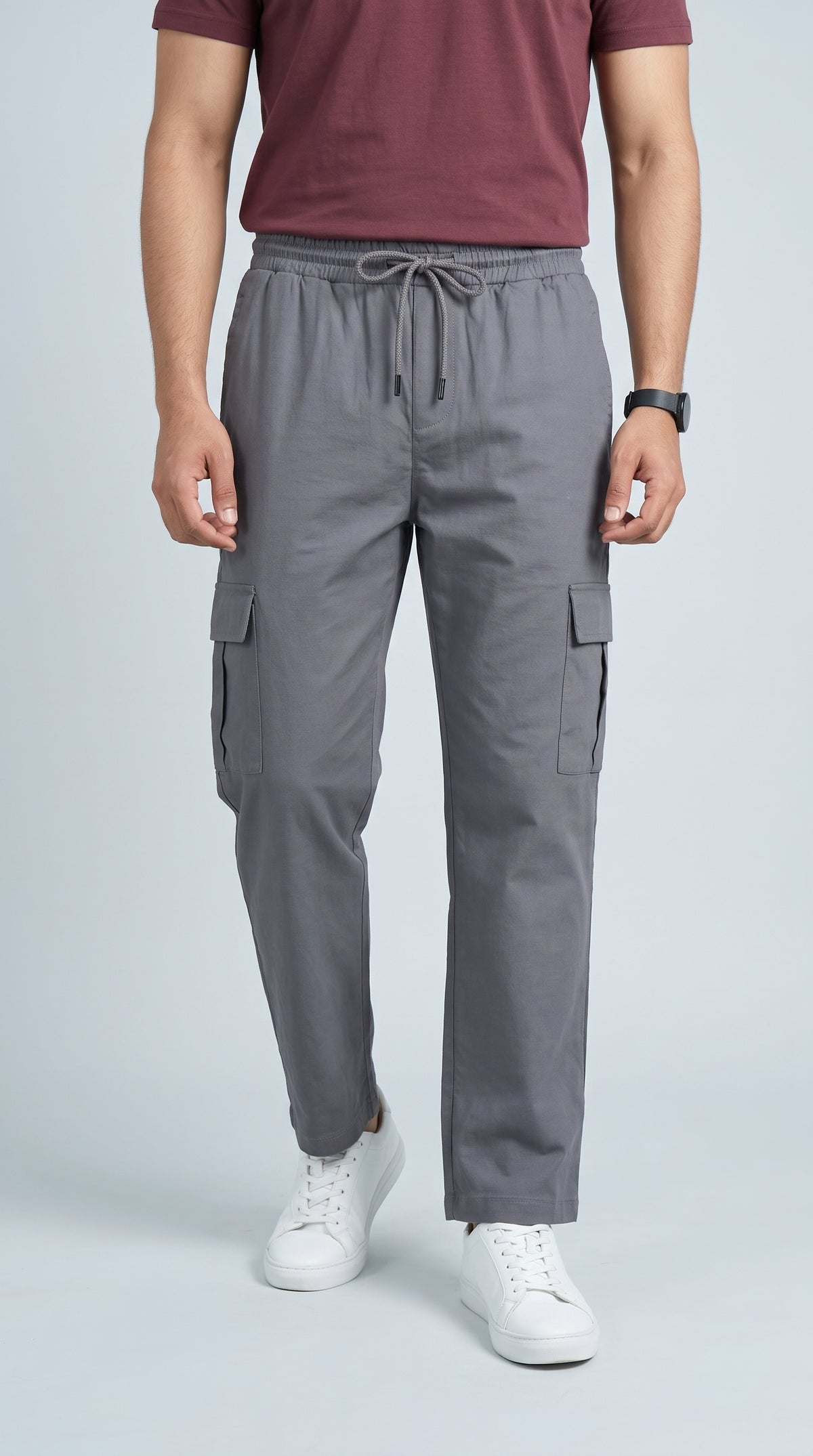 SIX POCKET GRAY TROUSER Reality