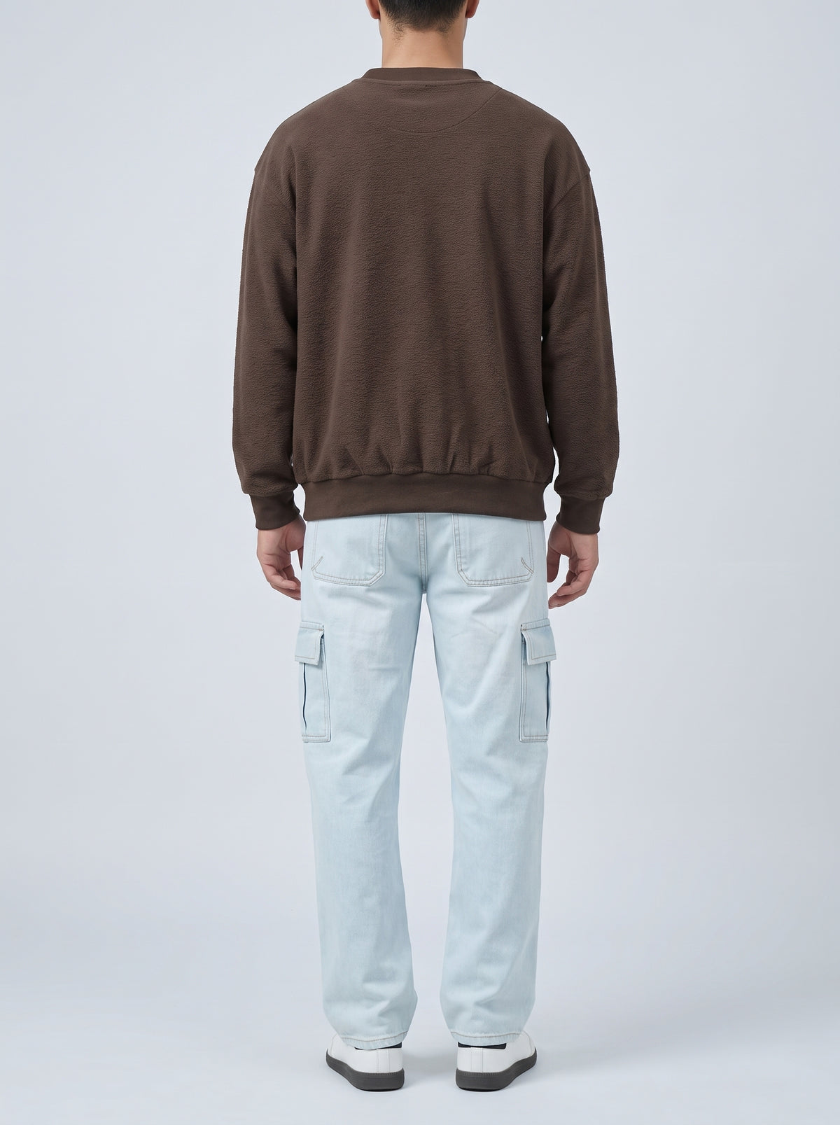 TEXTURED CHOCLATE SWEATSHIRT REALITY