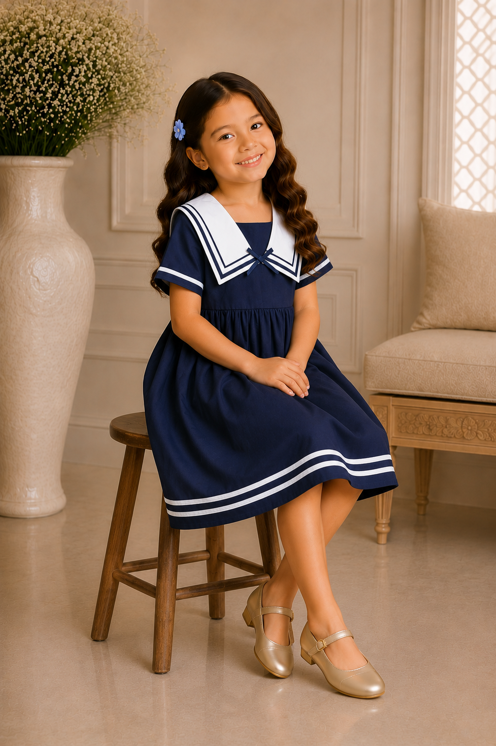 GIRLS BLUE FROCK Reality