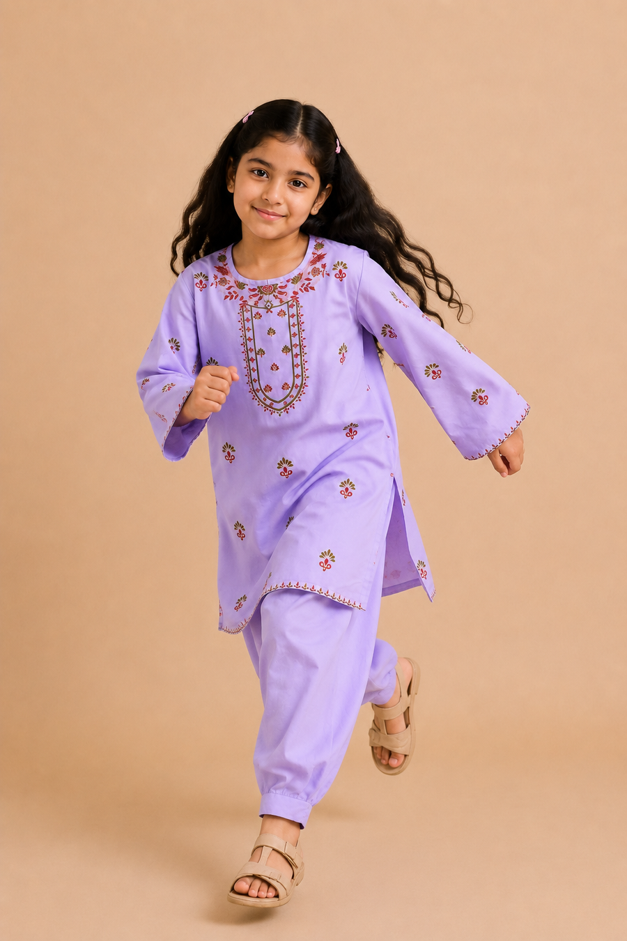 2 piece MEHER-E-GULL PURPLE SUIT Reality