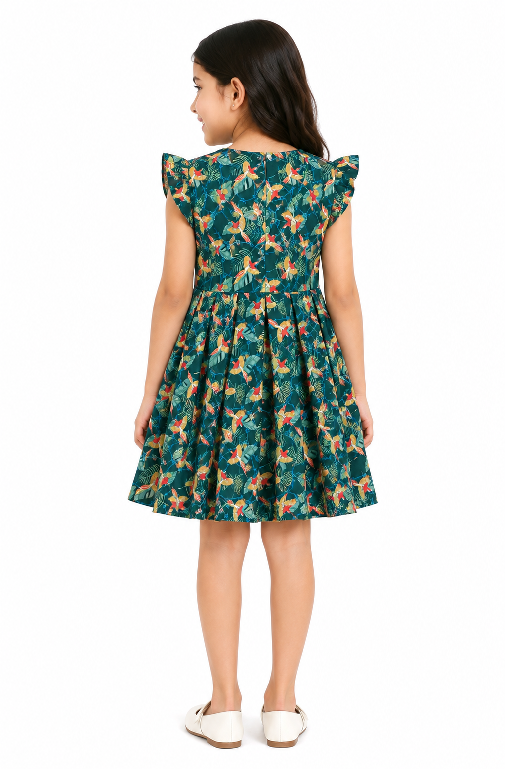PLAY FULL PINES GREEN FROCK