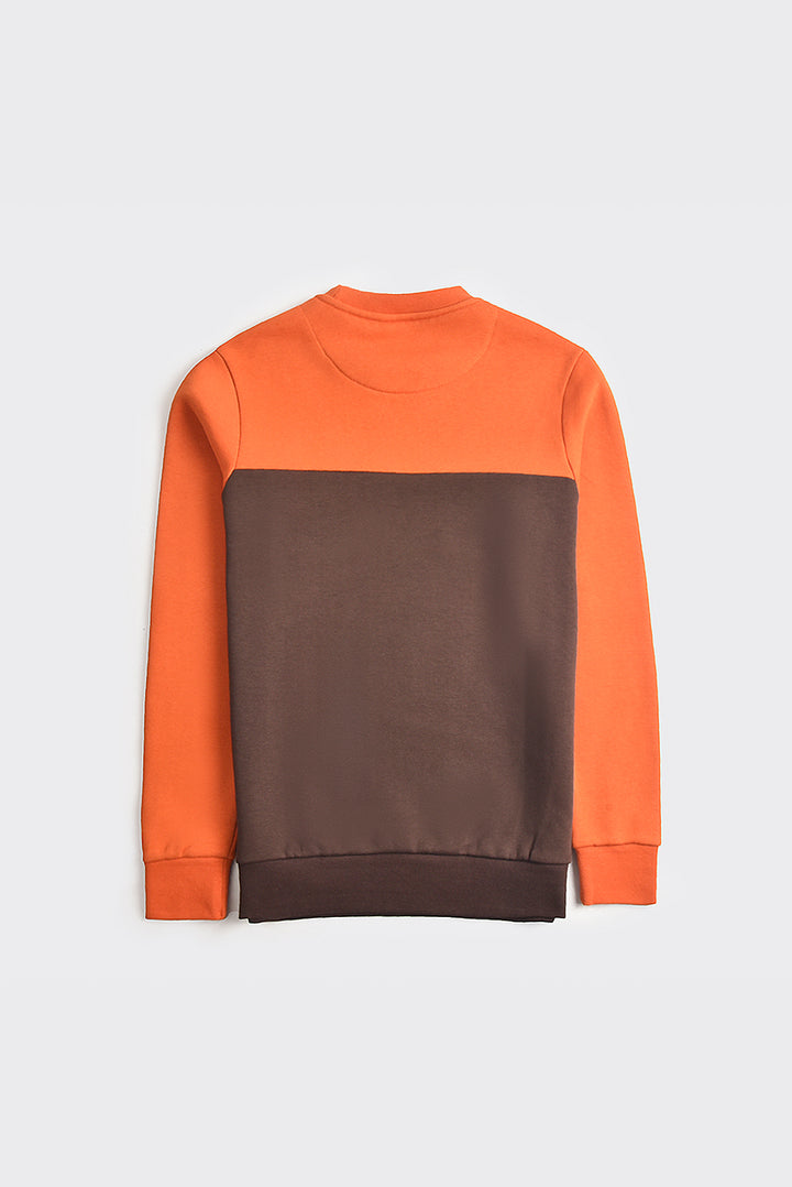 Double-Tone Rust Sweatshirt REALITY