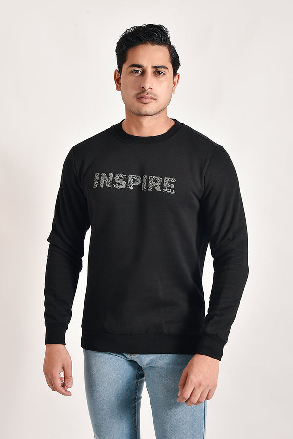 Inspire Black Sweat Shirt REALITY