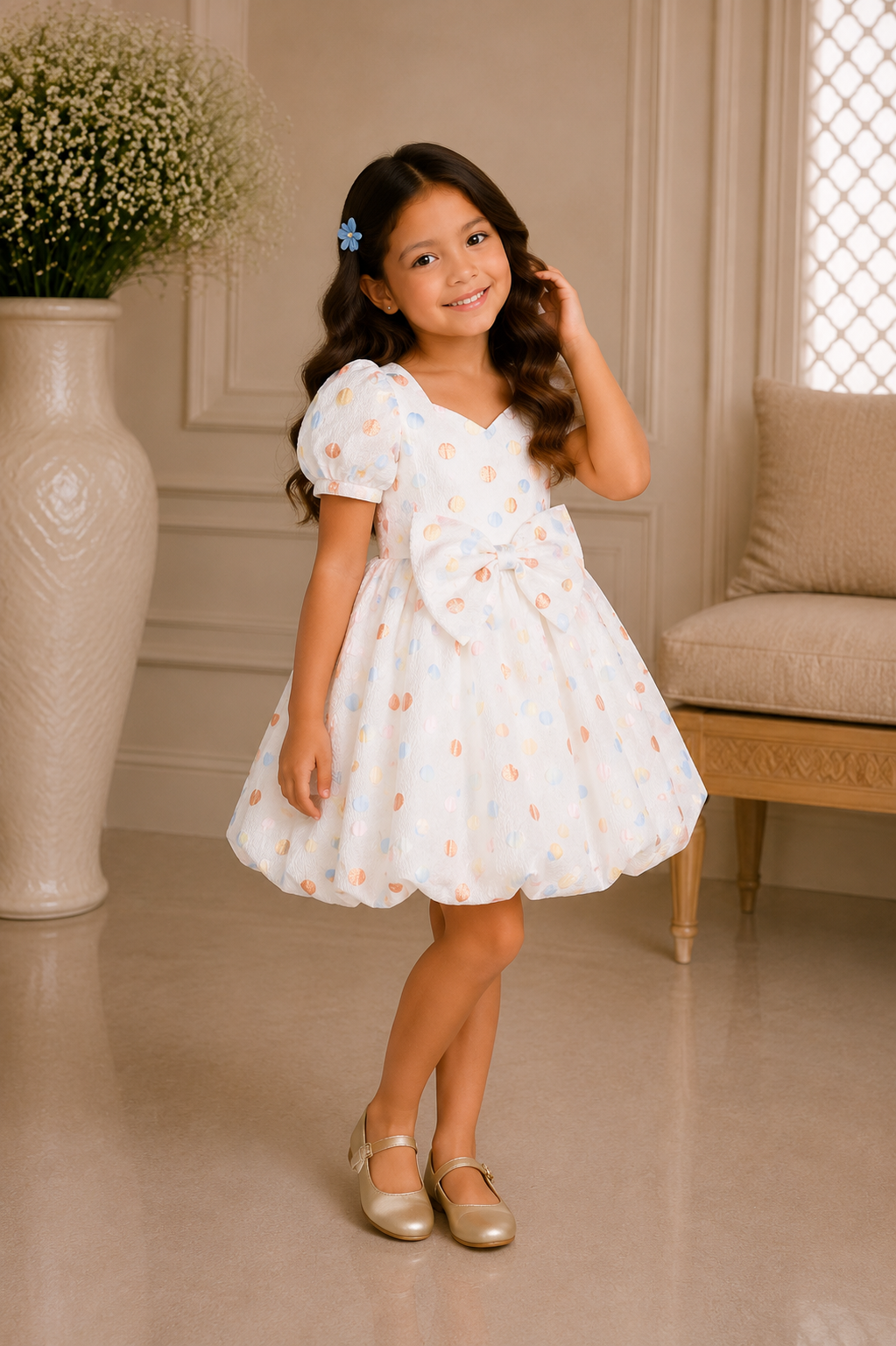 GIRLS WHITE FROCK Reality