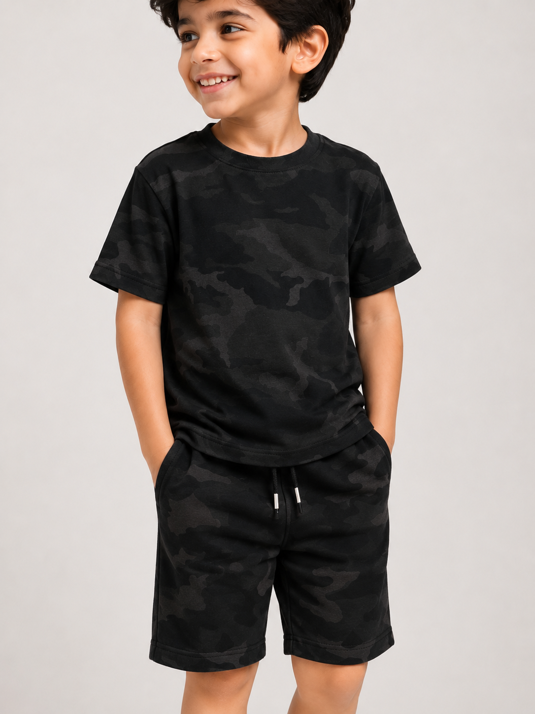 BOYS BLACK SHORTS Reality
