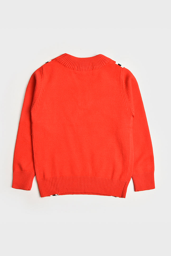 Sleeve Stripe Boys Sweater Reality