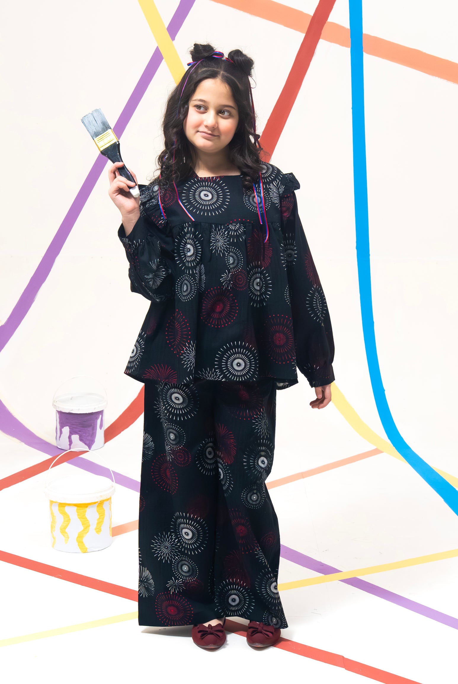 STARLIT BLACK CO-ORD SET Reality