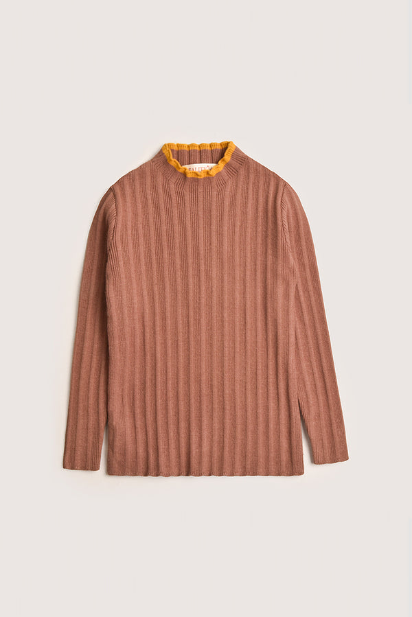 Brown Knit Sweater - Reality