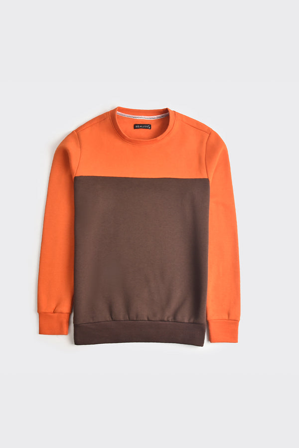 Double-Tone Rust Sweatshirt REALITY