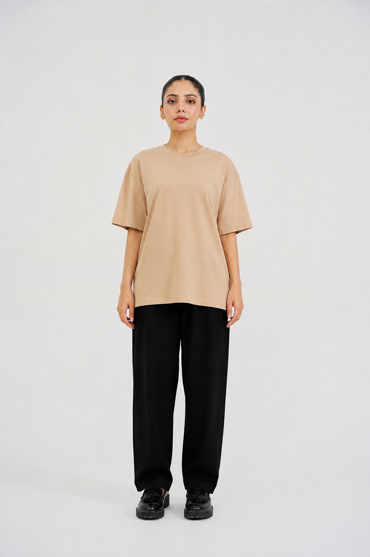 LADIES DOWN SHOULDER SKIN T-SHIRT
