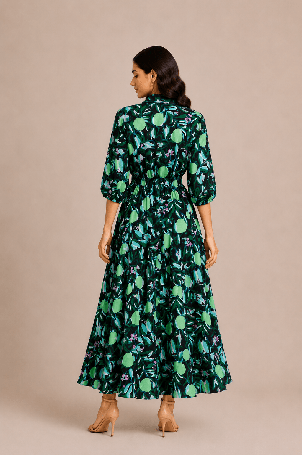 VERDANT WAVES GREEN FROCK Reality