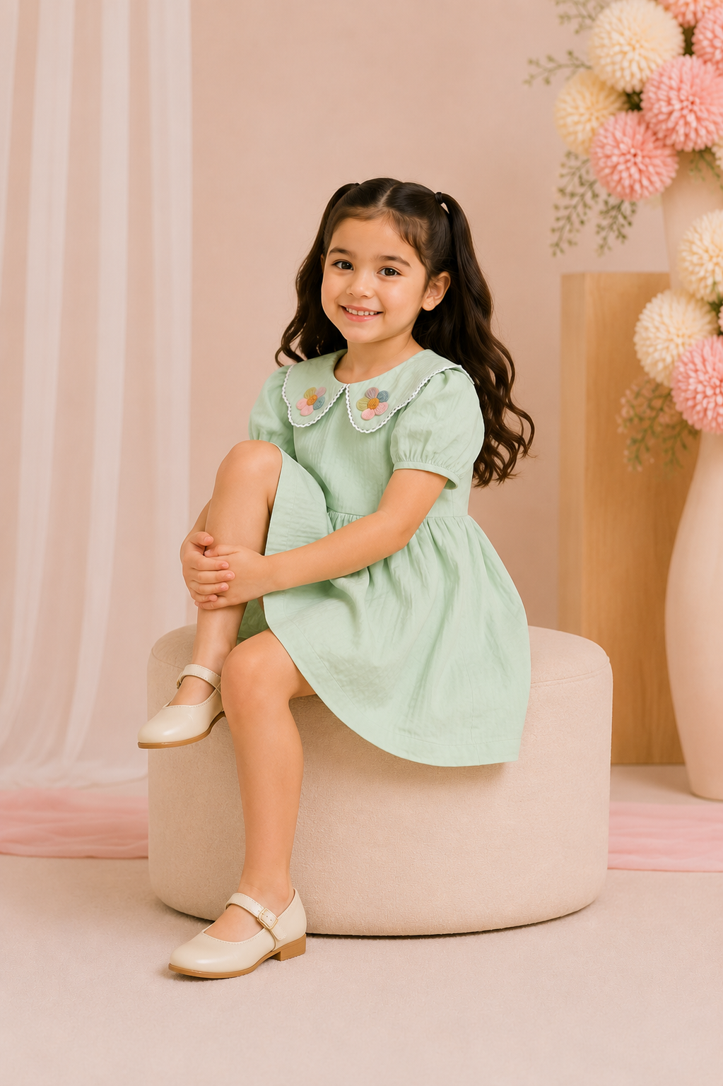 GIRLS GREEN FROCK Reality