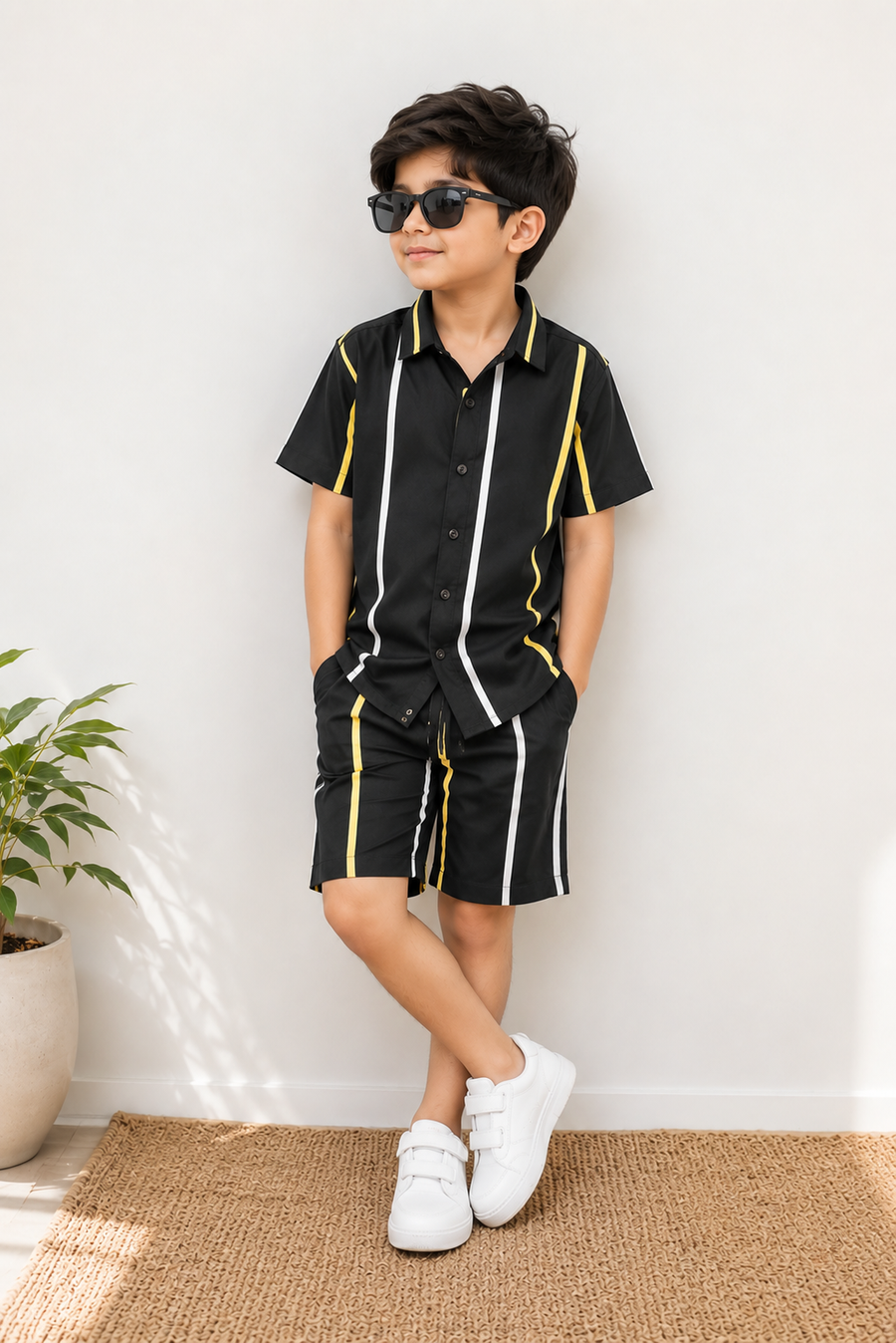 BLACK CASUAL SHIRT Reality