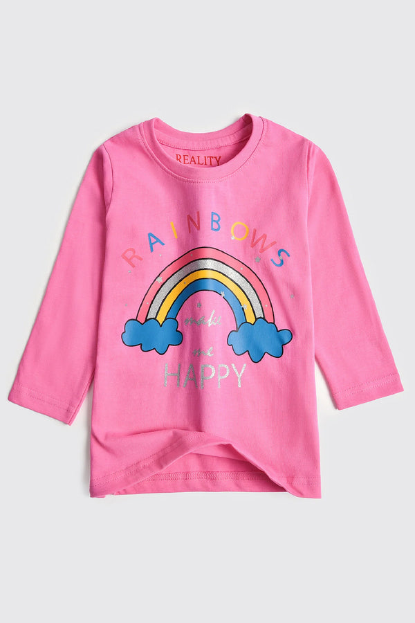 Rainbow Delight Cotton T-Shirt