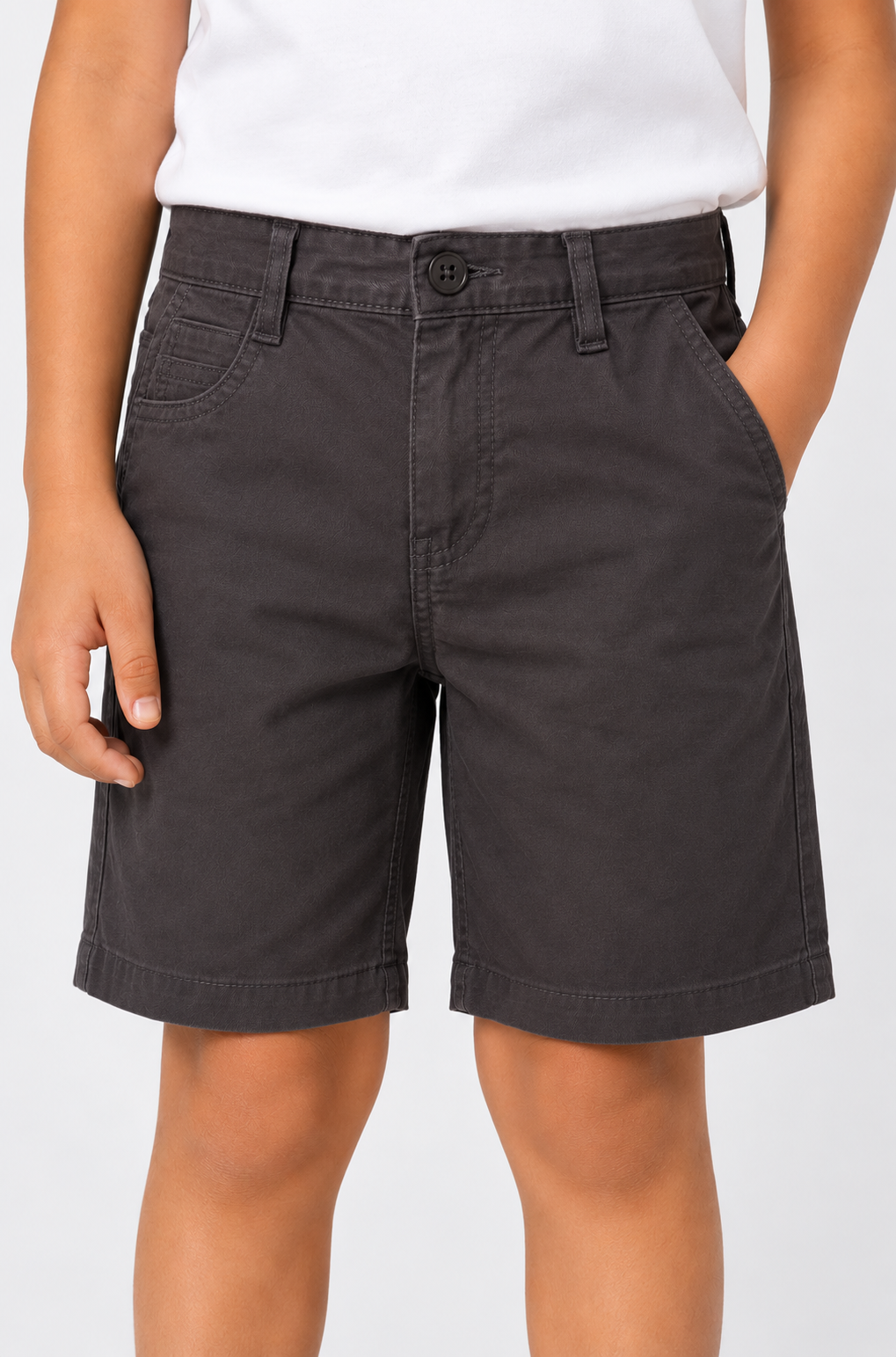 KIDS DARK GREY SHORTS