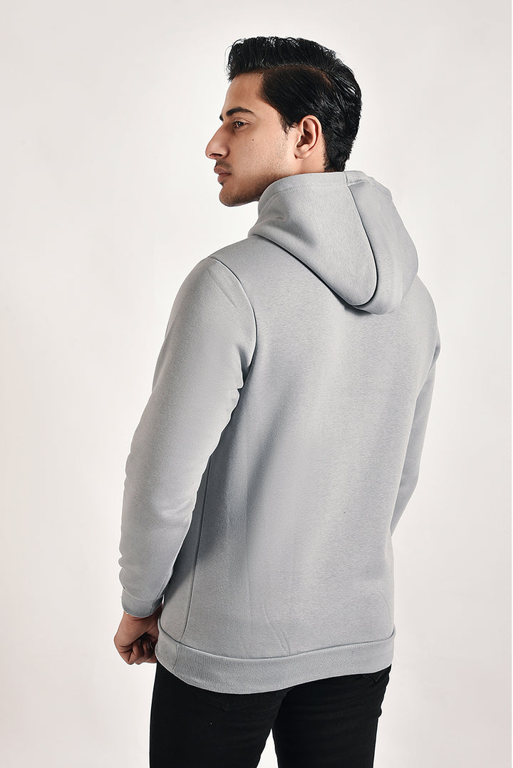 Grey Printed Hoodie REALITY