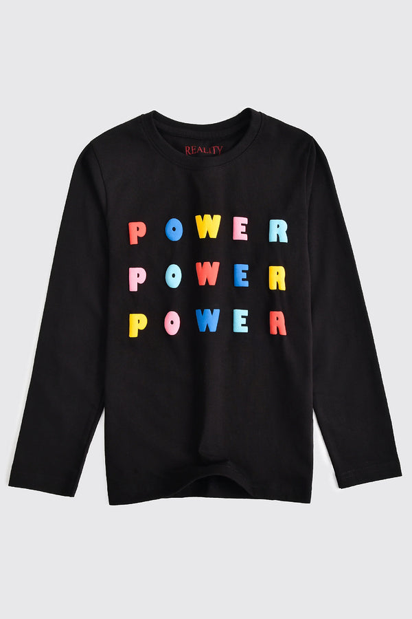 Power Graphic Cotton T-Shirt