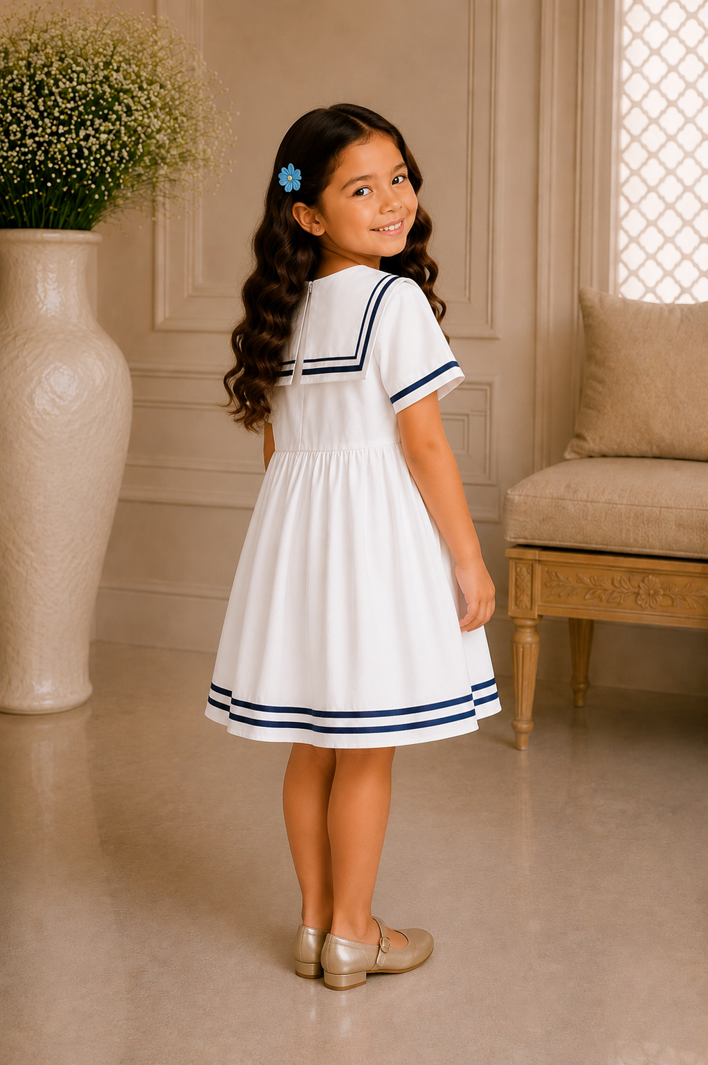 GIRLS WHITE FROCK Reality
