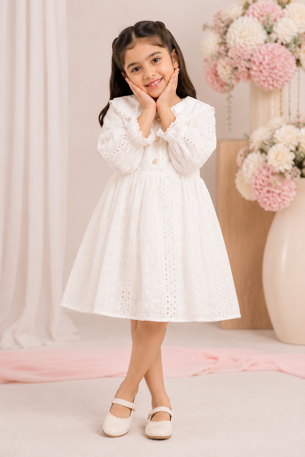 GIRLS WHITE FROCK Reality