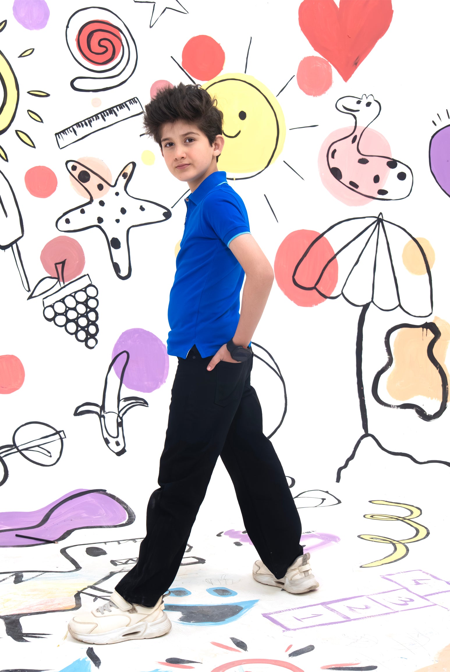 BOYS ROYAL BLUE POLO Reality