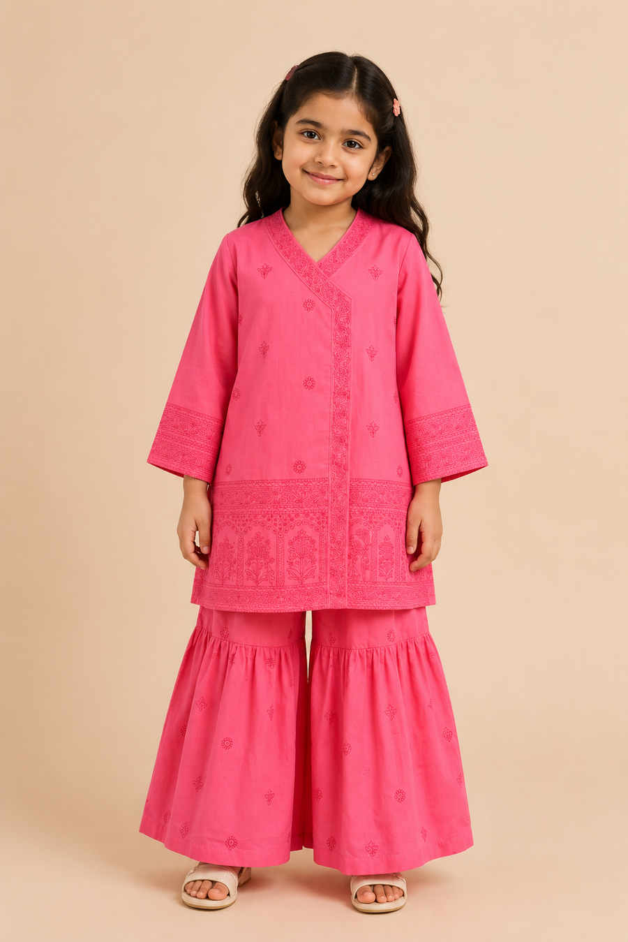 2 piece AFREEN ANGRAKHA PINK SUIT Reality