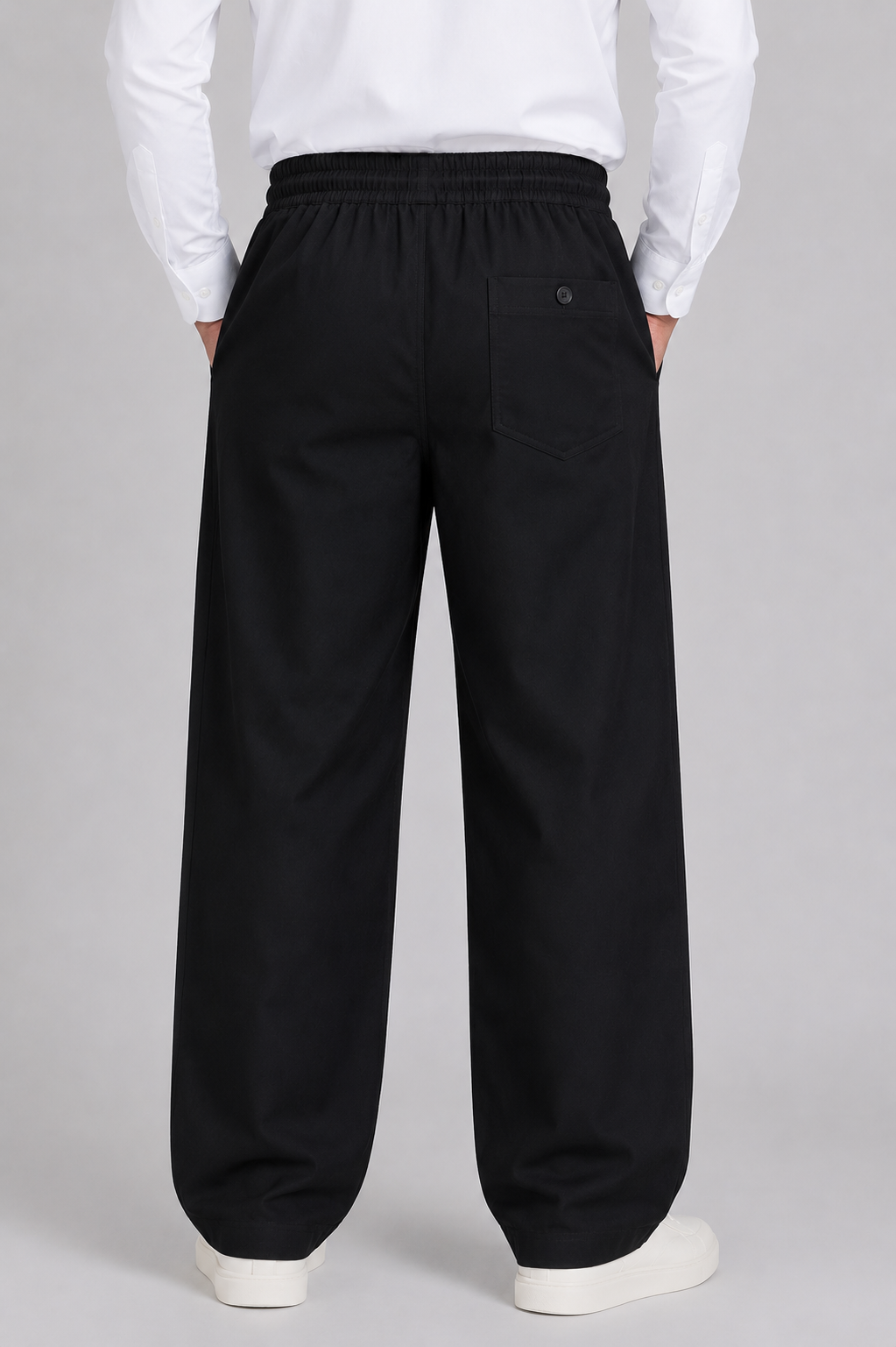 BLACK LINEN TROUSER Reality
