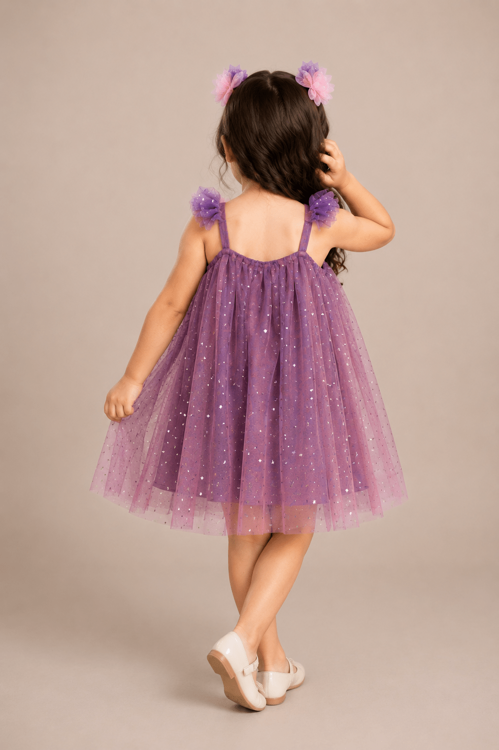 GIRLS PURPLE FROCK Reality