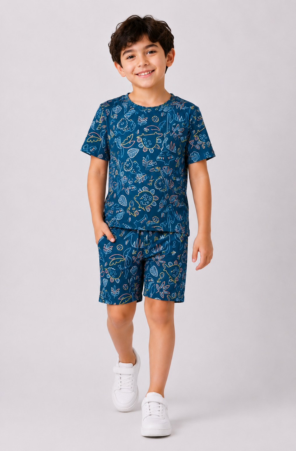 IMPORTED PRINTED PURPLE T-SHIRT Reality