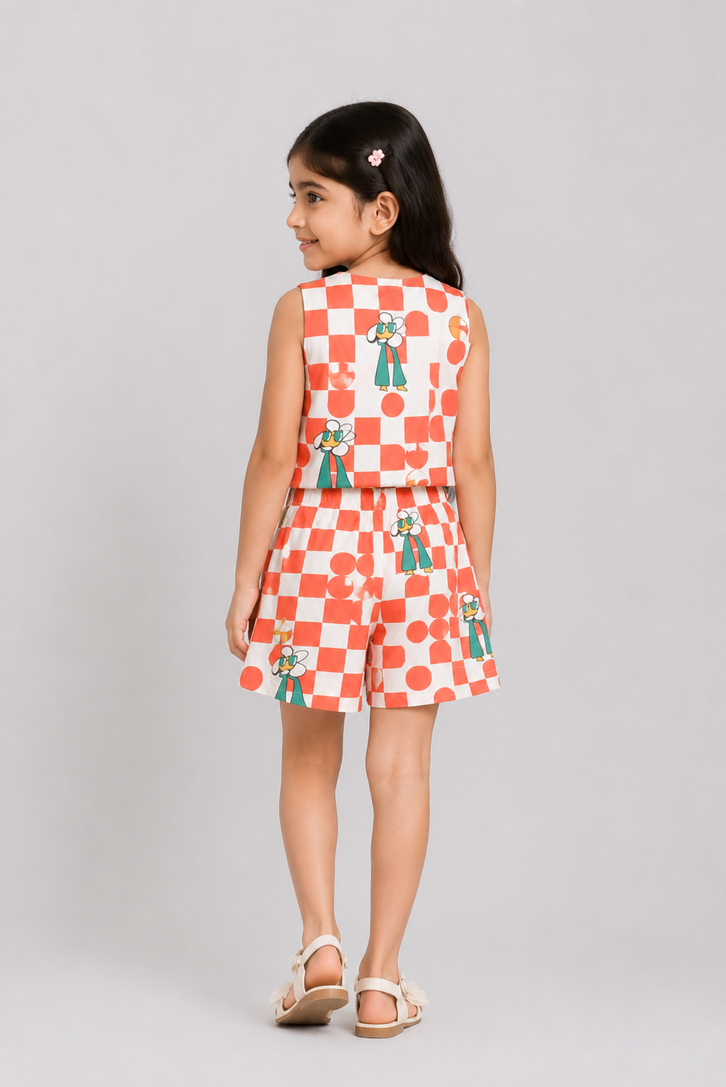 ORANGE TANERINE BLOOM CO-ORD Reality