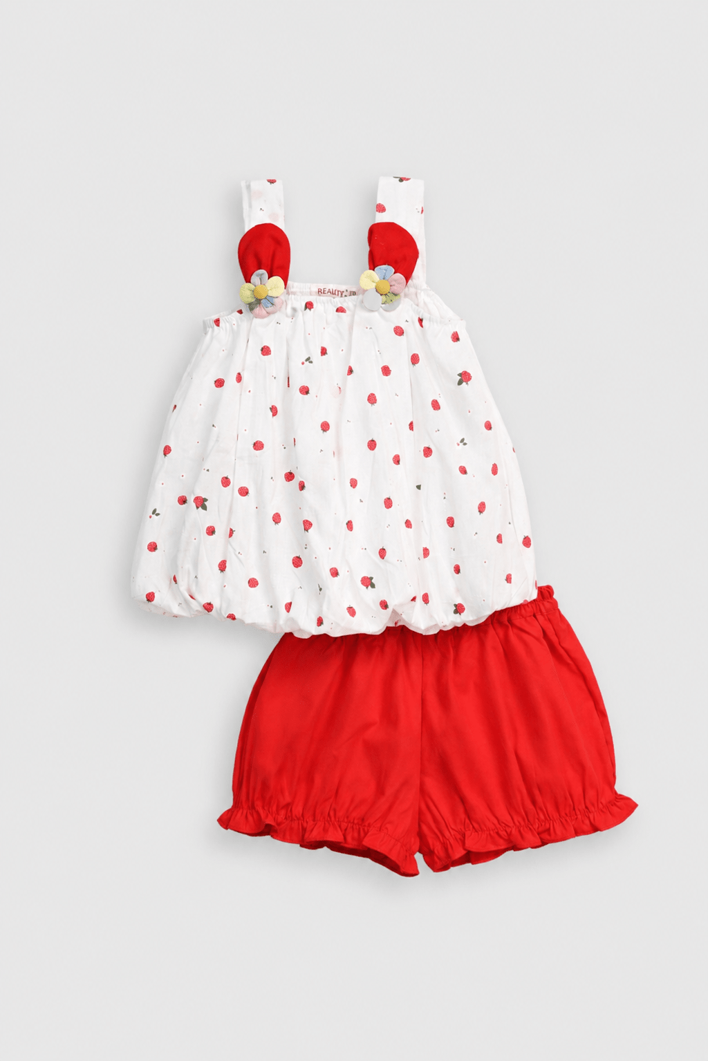 RED CO-ORD SUIT Reality
