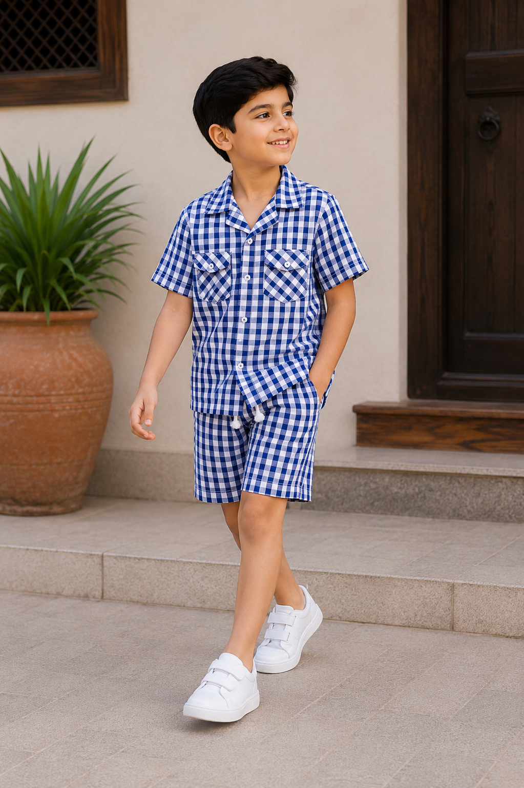 COAT COLLAR BLUE CASUAL SHIRT Reality