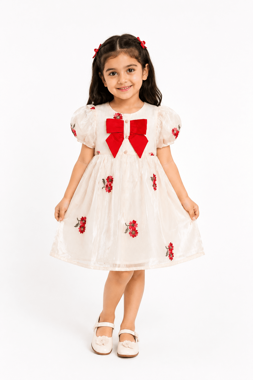 GIRLS OFF WHITE FROCK Reality