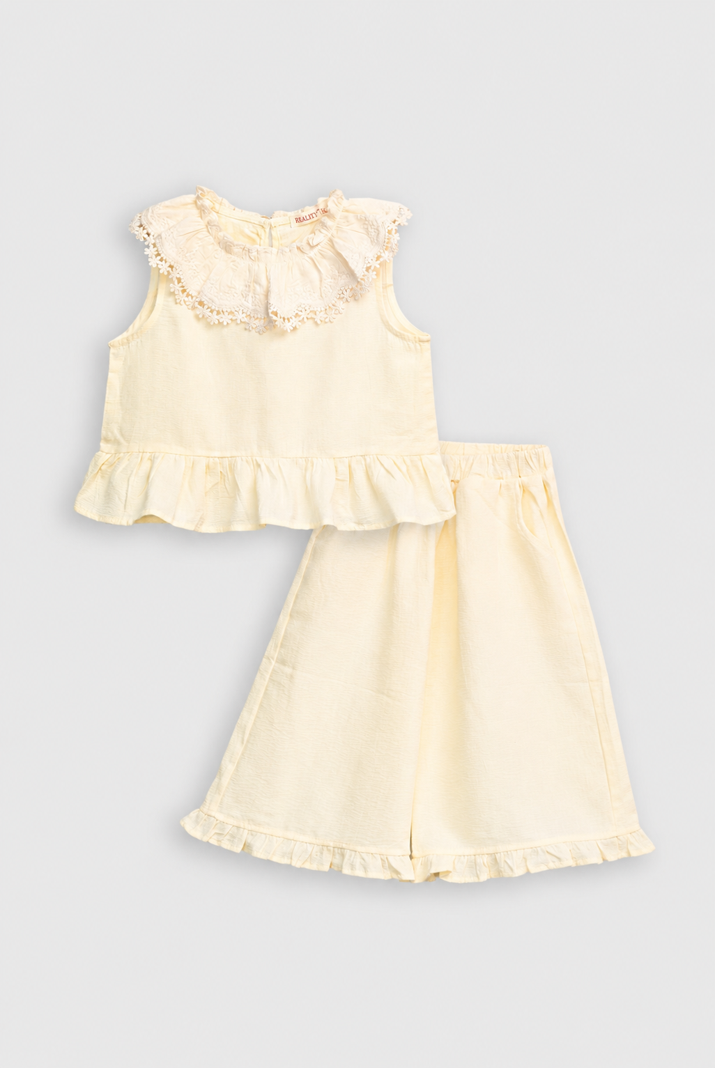 CREAM CO-ORD SUIT Reality